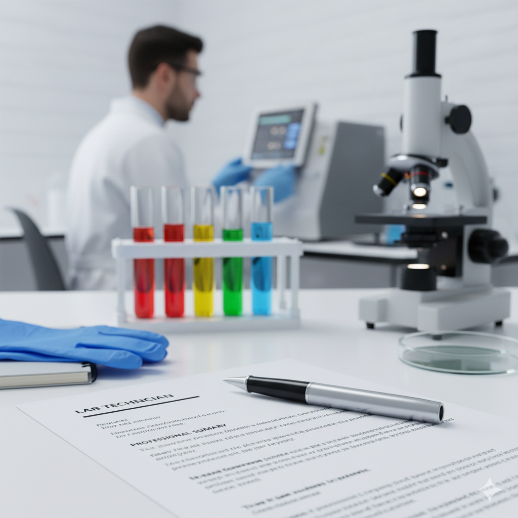 تصویر مقاله: راهنمای جامع و صفر تا صد نگارش رزومه حرفه‌ای برای تکنسین آزمایشگاه